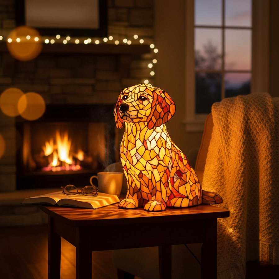 Lily – Uduchowiona figurka Golden Retriever