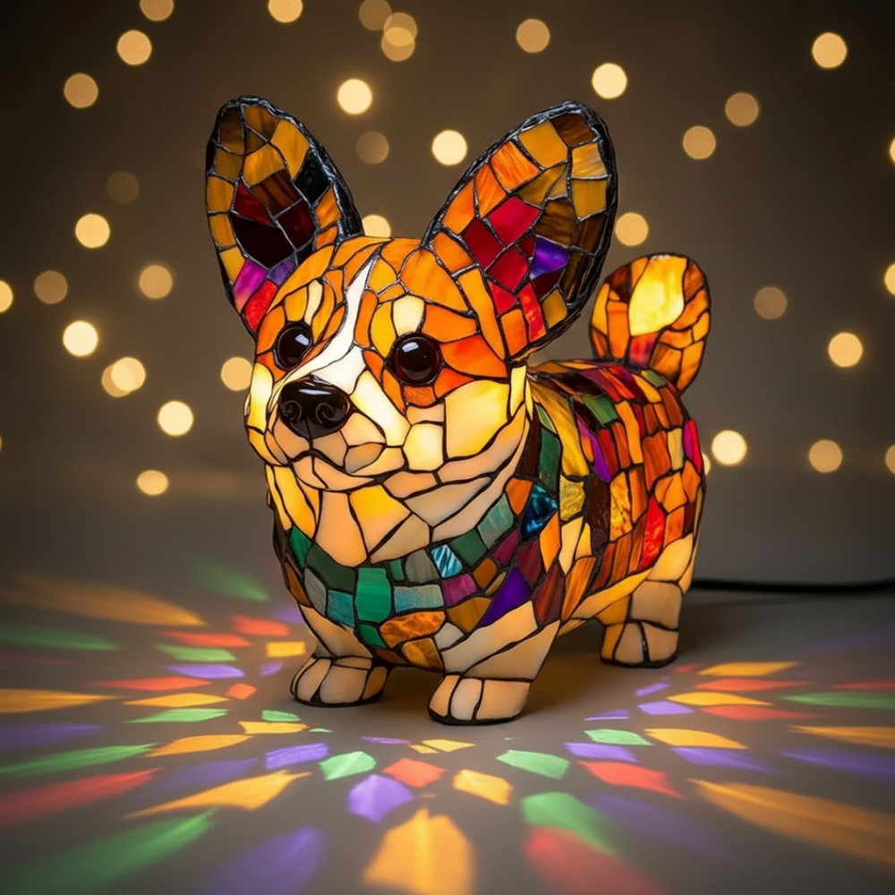 Promienny corgi