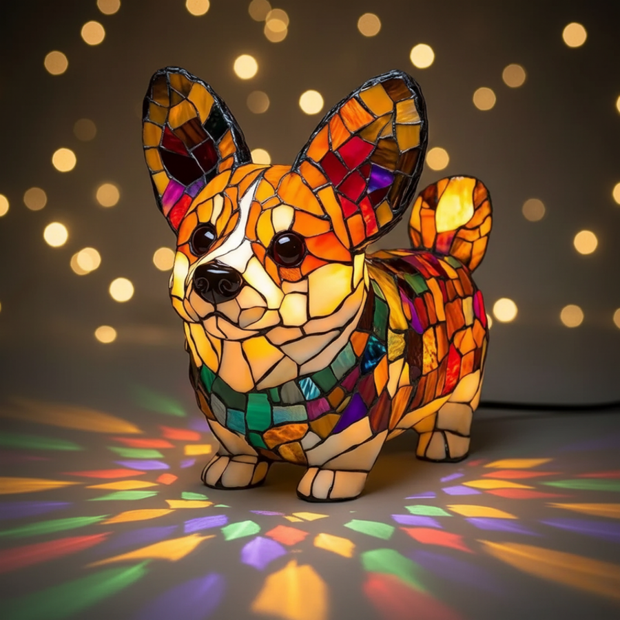 Promienny corgi