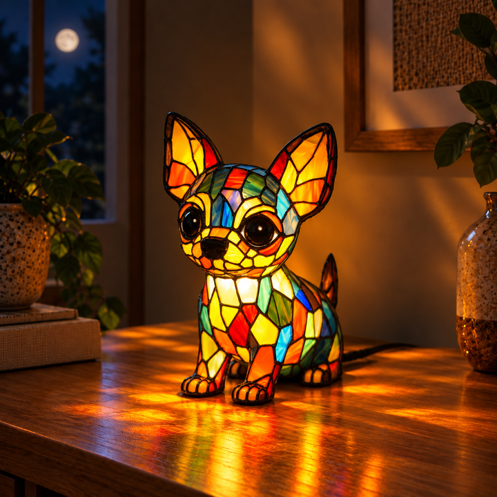 Luna – Magiczna lampa pies