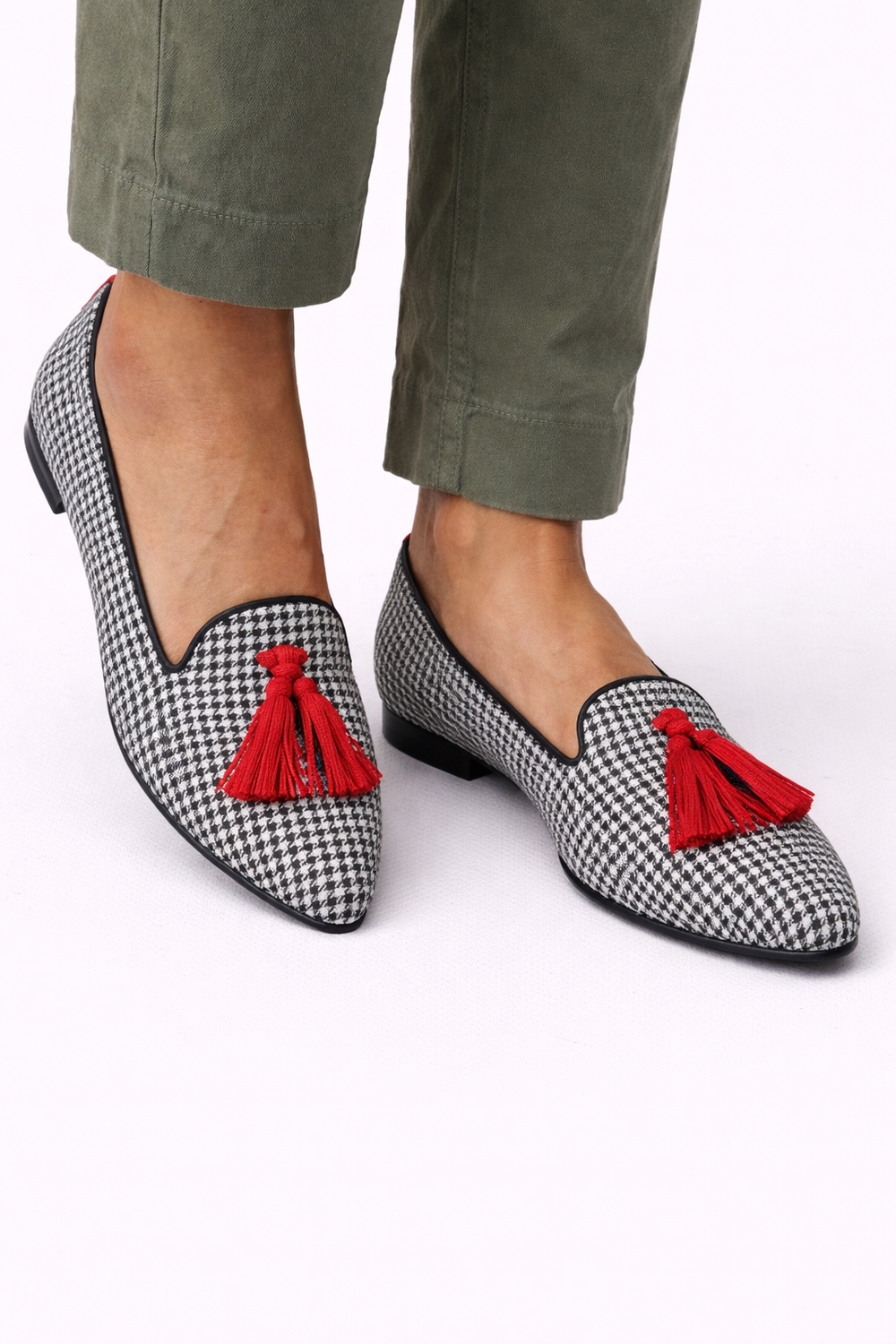 Aleksandra - Klasyczne buty z frędzlami