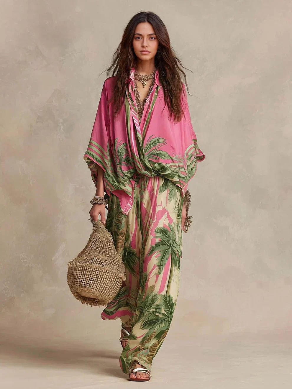 Natalia - Zestaw Kimono Jedwab