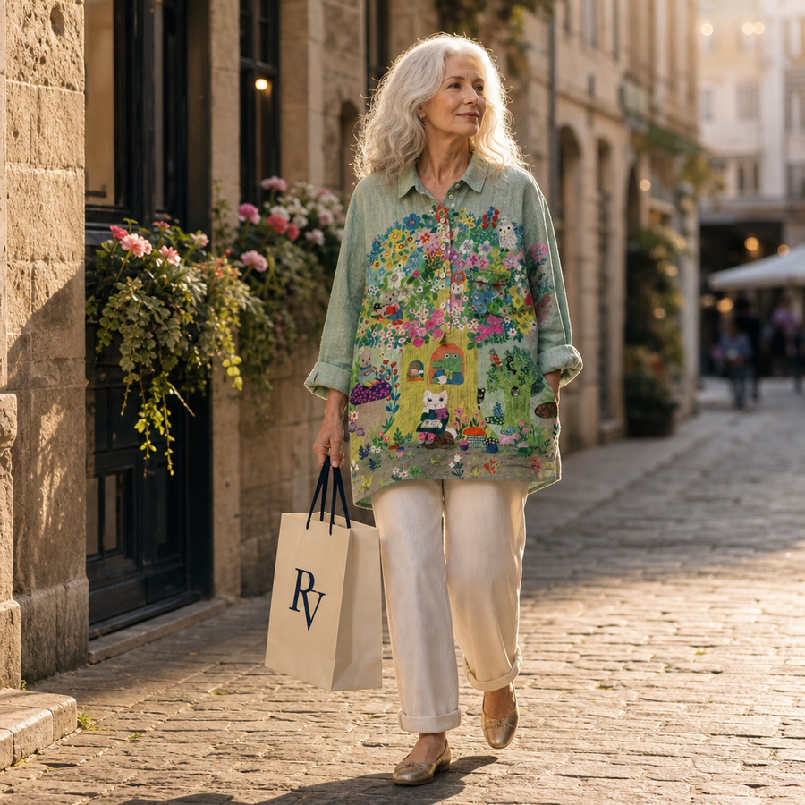 Caroline | Elegancka bluzka letnia