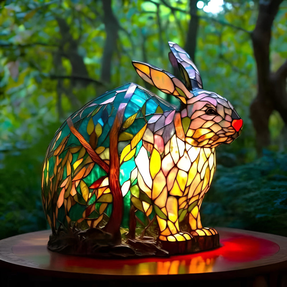 Noppie – Kolorowa lampa królik