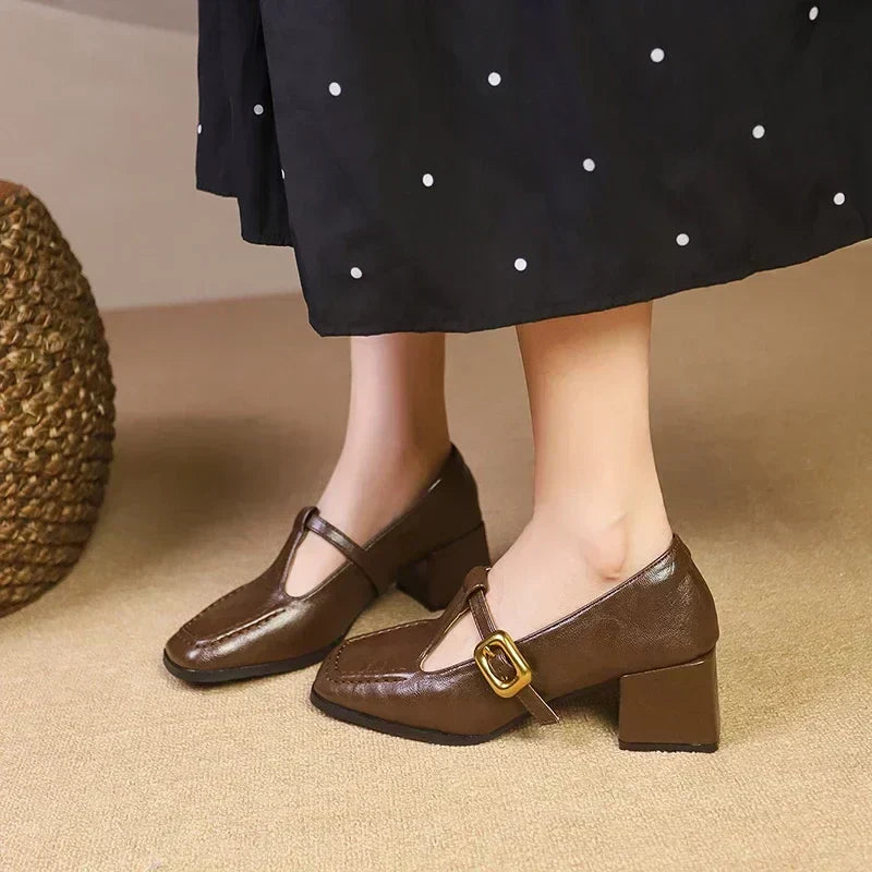 Ida – Ponadczasowe buty damskie na średnim obcasie