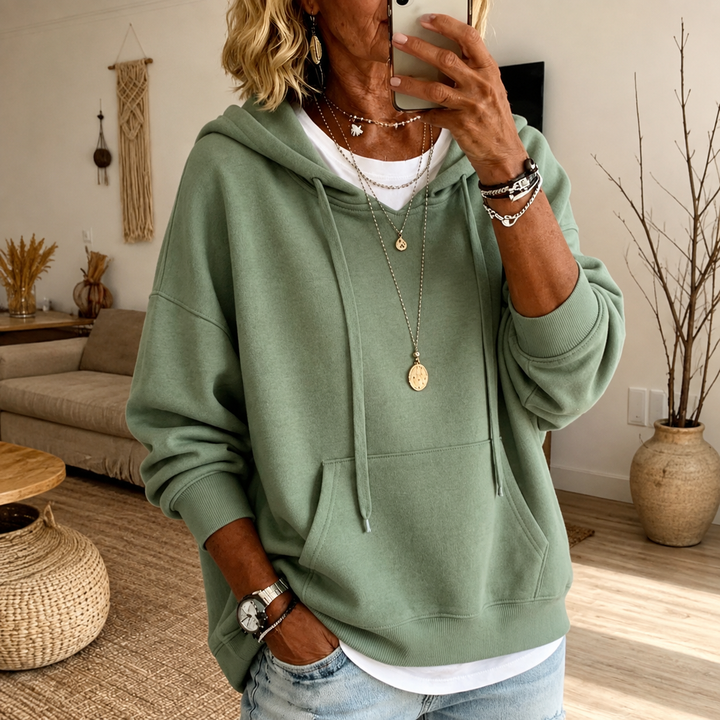 Amandine – Szałwiowozielony sweter
