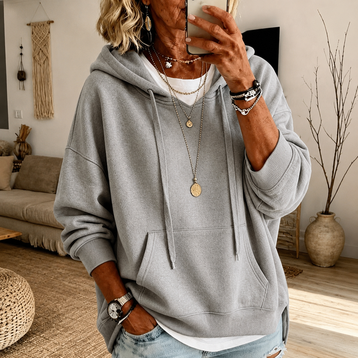Elaijah – Jasnoszary sweter