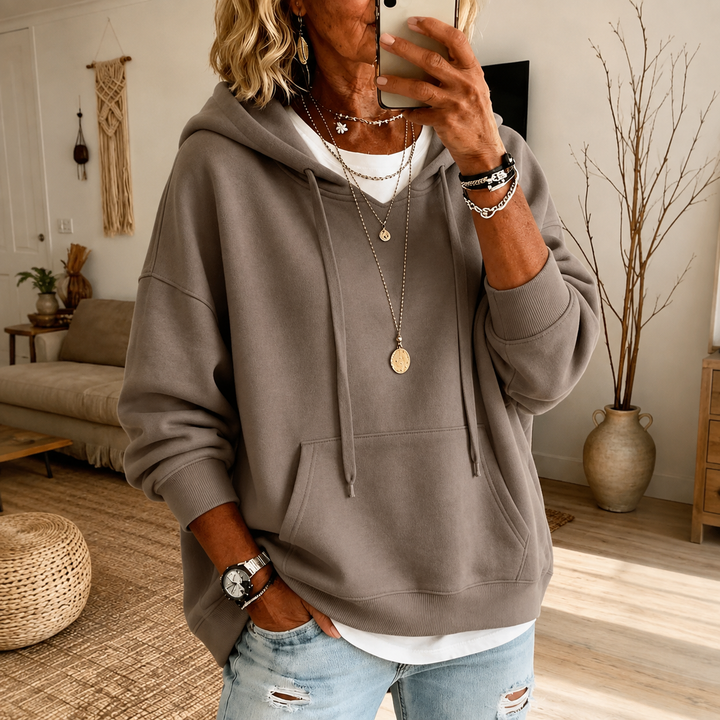 Ella – Sweter w kolorze taupe