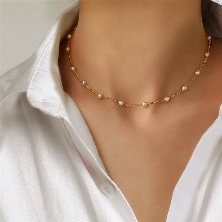 Nowak™ | Elegancki mały naszyjnik z perłą